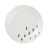 Dessert plate, Skiing