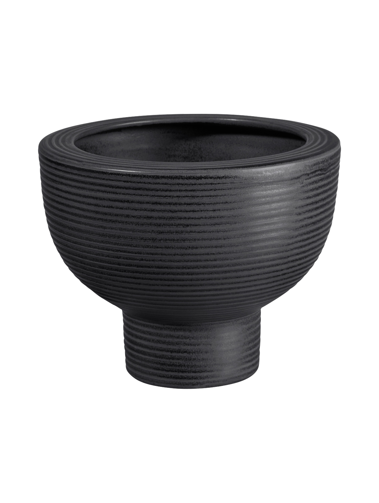 Pedestal Planter, Black (M)