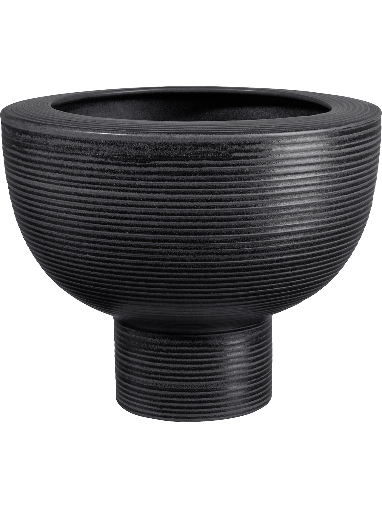 Pedestal Planter, Black (XL)