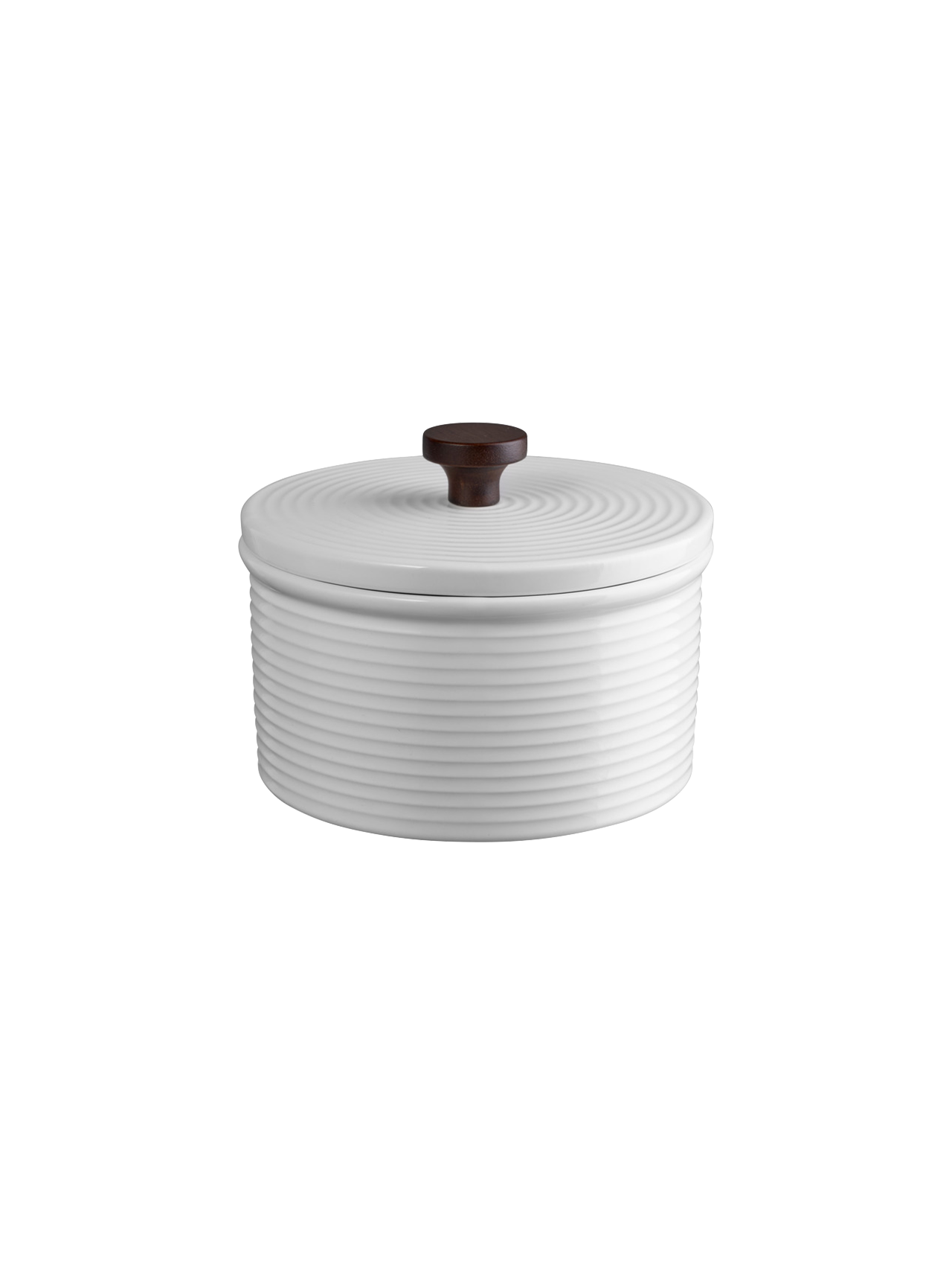 storage jar, white (Ø13.5 × H10 cm)