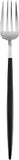 ASA Goa Dessert Fork, Dinner Fork, Cutlery, Stainless Steel, Black, 18.5 cm, 32106950