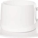 ASA Mug with Saucer, White, Diameter 8.3 cm, Height 6.7 cm, 0.2 L, 29062017