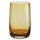 highball glass, amber