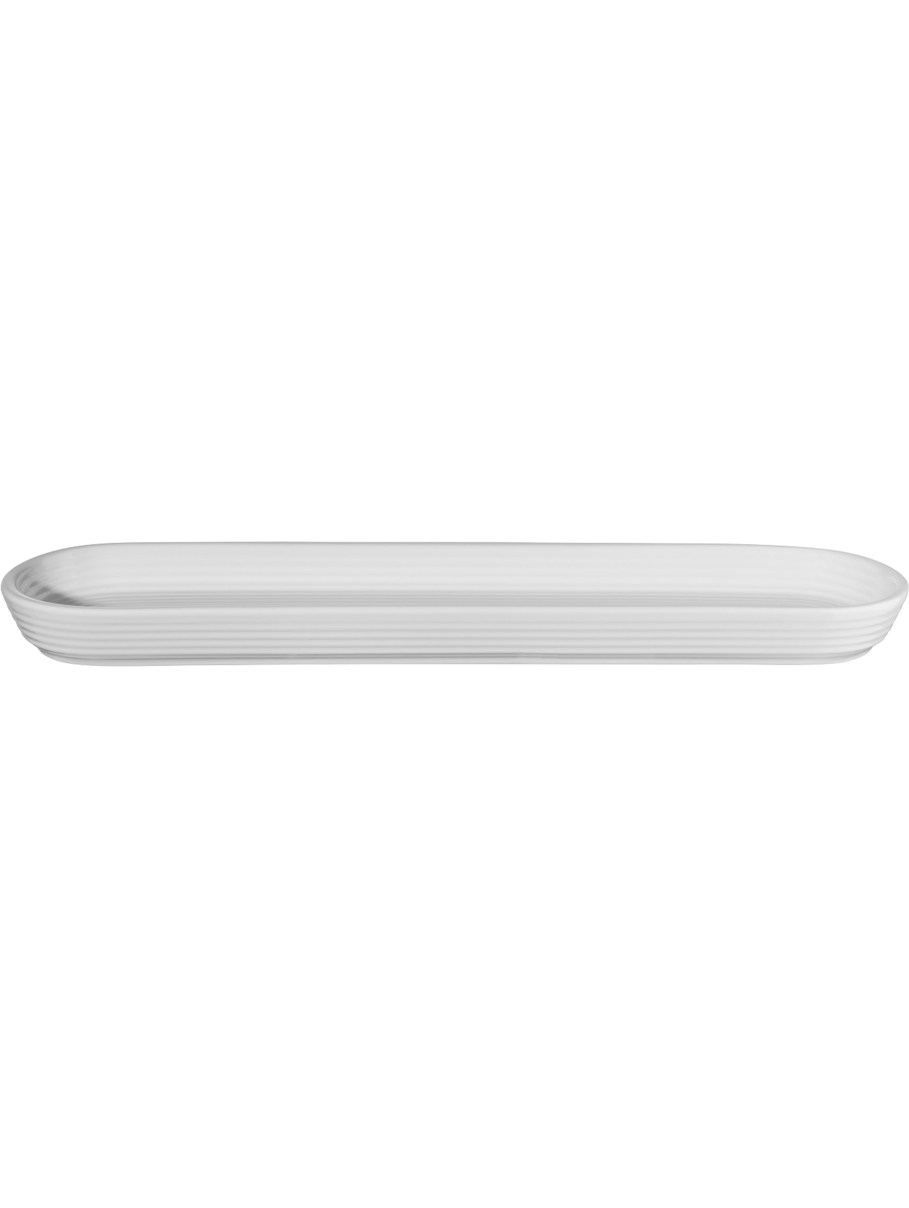 Baguette dish, white