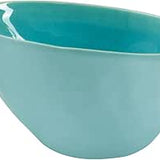 Bowl Crackle Glazed Turquiose M