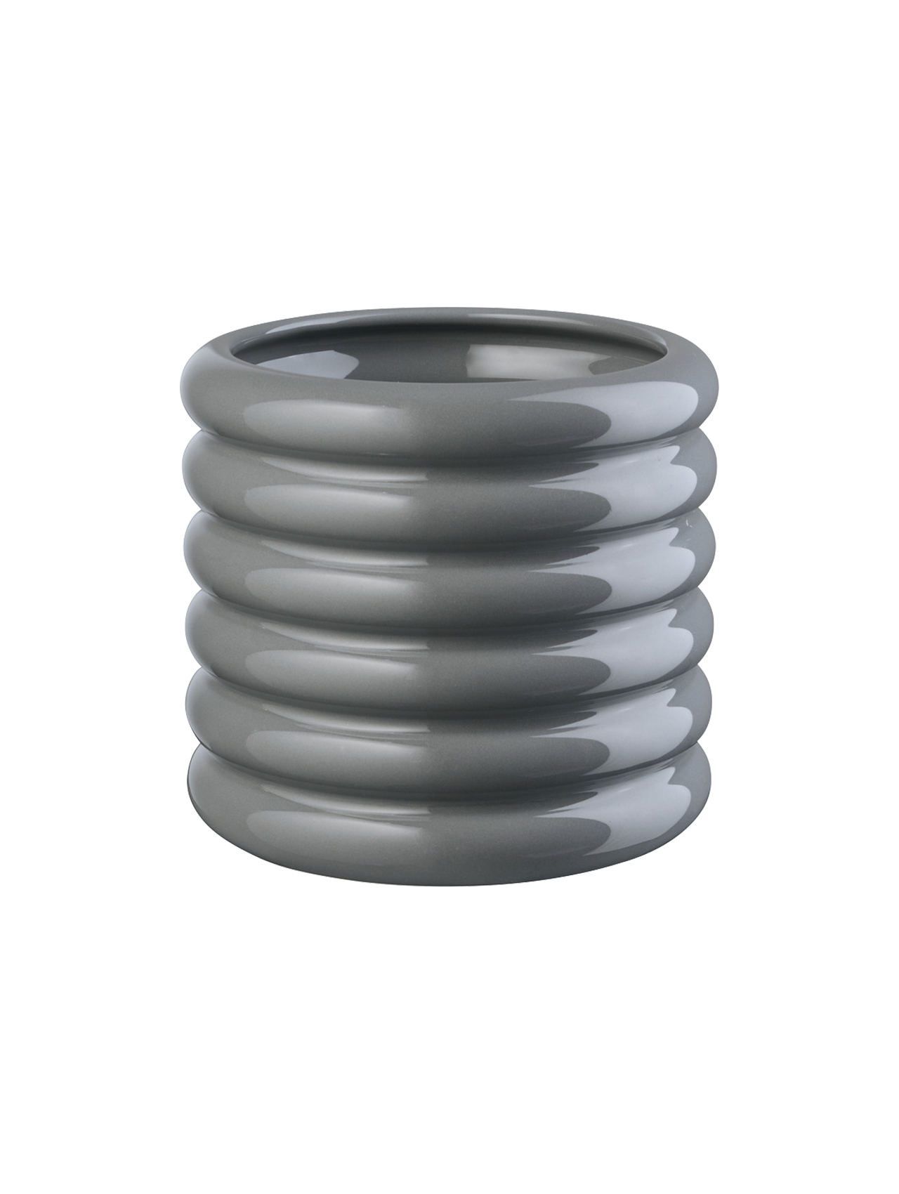 planter, cool gray (Ø14 × H15 cm)