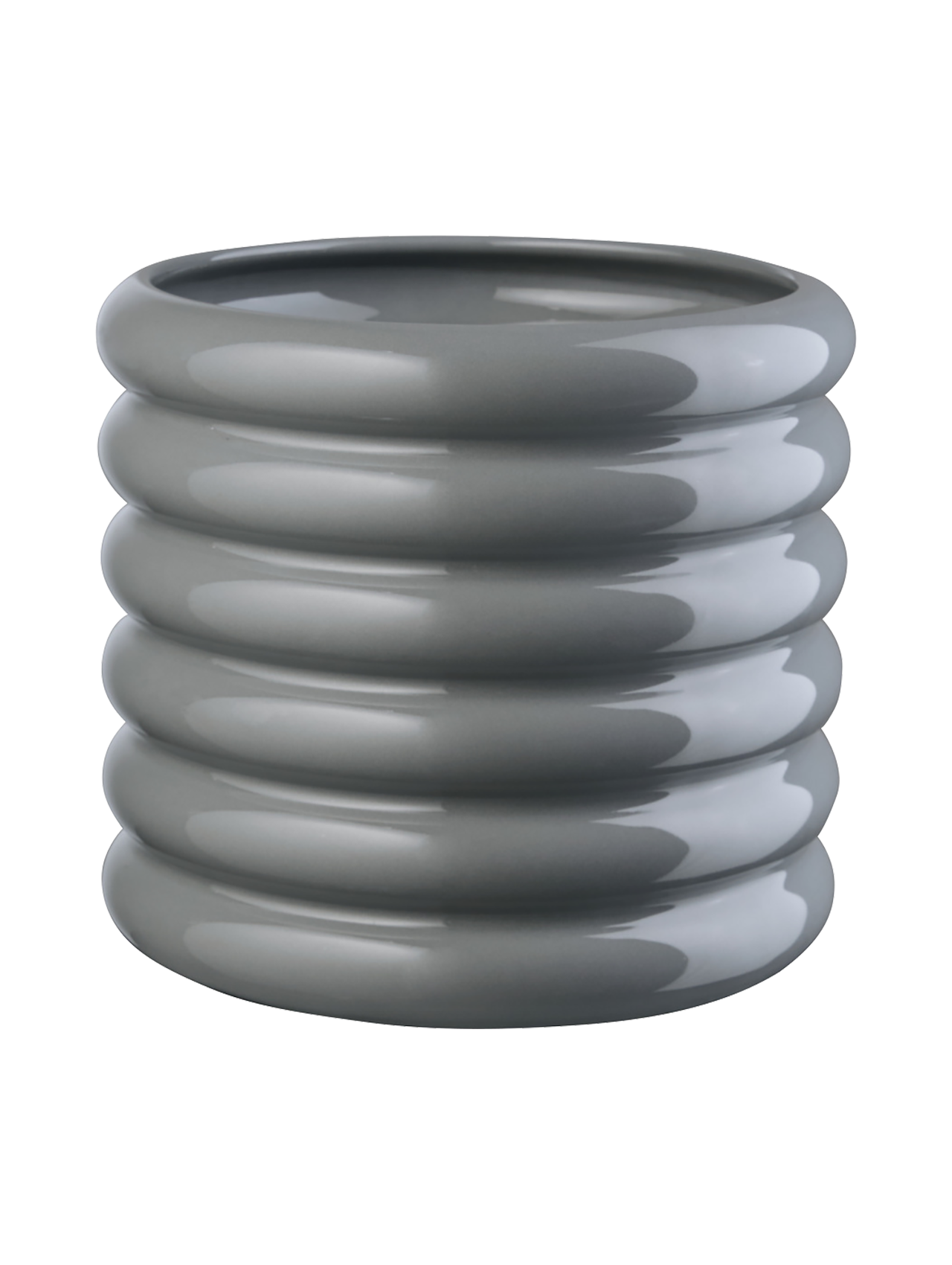 planter, cool gray (Ø18 × H19 cm)