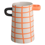 Vase, Orange Check