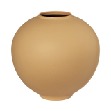 vase, mustard (Ø17.5 × H16.5 cm)