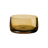 small bowl, amber