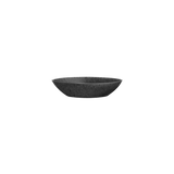 small bowl, elliptical, black iron