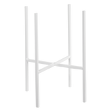 metal stand, white