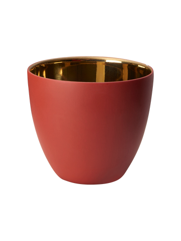 windlicht rot/gold