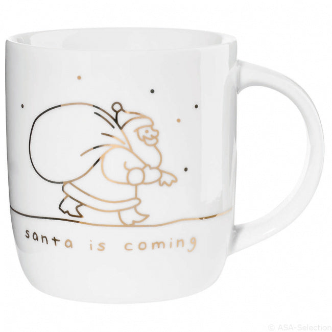 Linia Mug 350ml Santa Is Coming