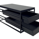 ekran metalik, me tërheqje, drejtkëndor