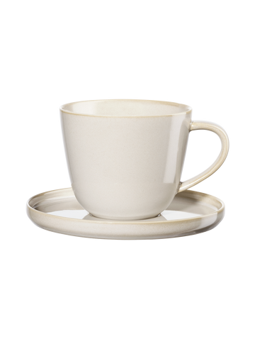kaffeetasse mit unterteller, tofu