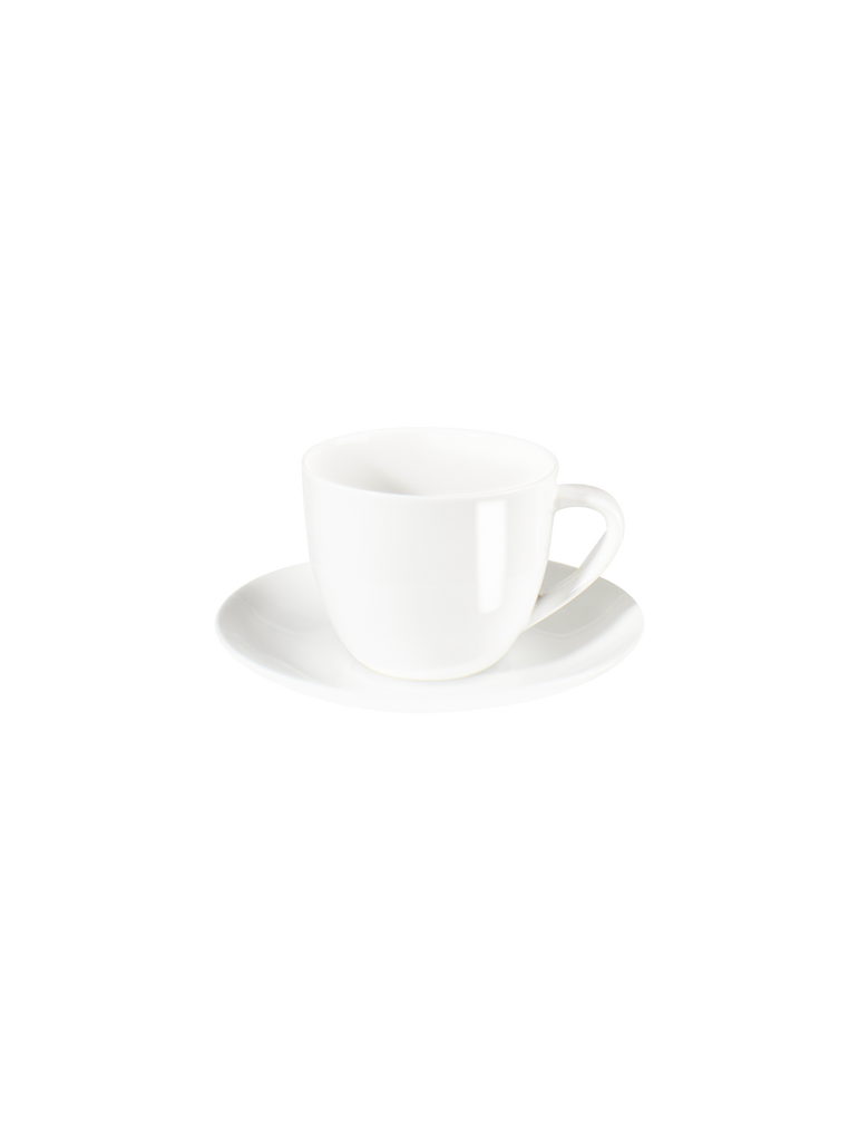cappuccinotasse mit unterteller