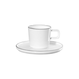 Espresso cup with saucer, Ligne Noire
