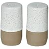 ASA Caja 28390101 Salt and Pepper Shakers Made of Stoneware Nude Terracotta 3 cm x 3 cm x 6.4 cm