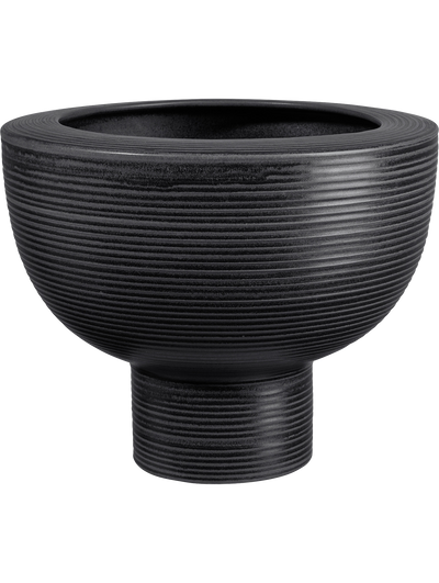 übertopf auf fuß, black