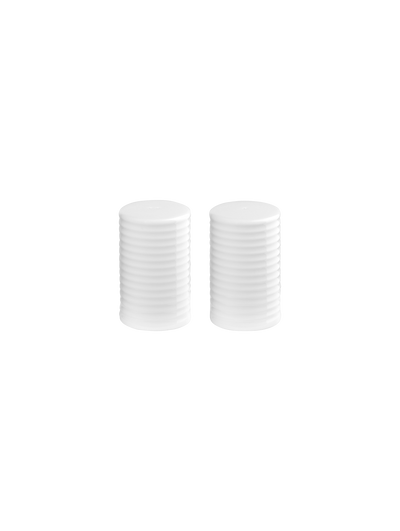 salz-/ pfefferstreuer set, white