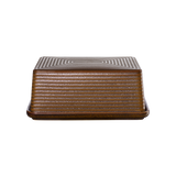 Butter dish, brown