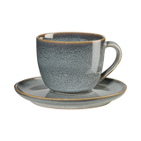 Cappuccino cup with saucer, Denim