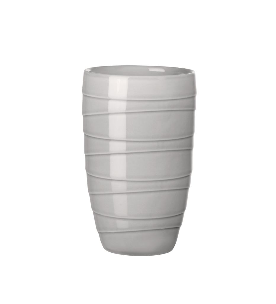 thermobecher twisted, grau