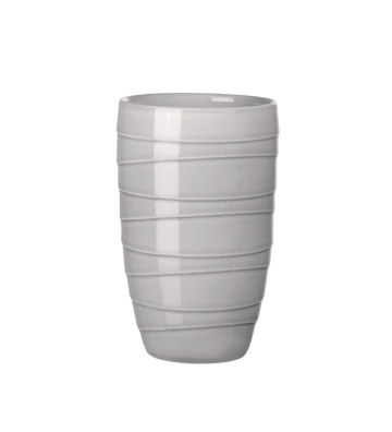 thermobecher twisted, grau