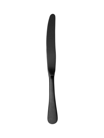 messer, schwarz matt