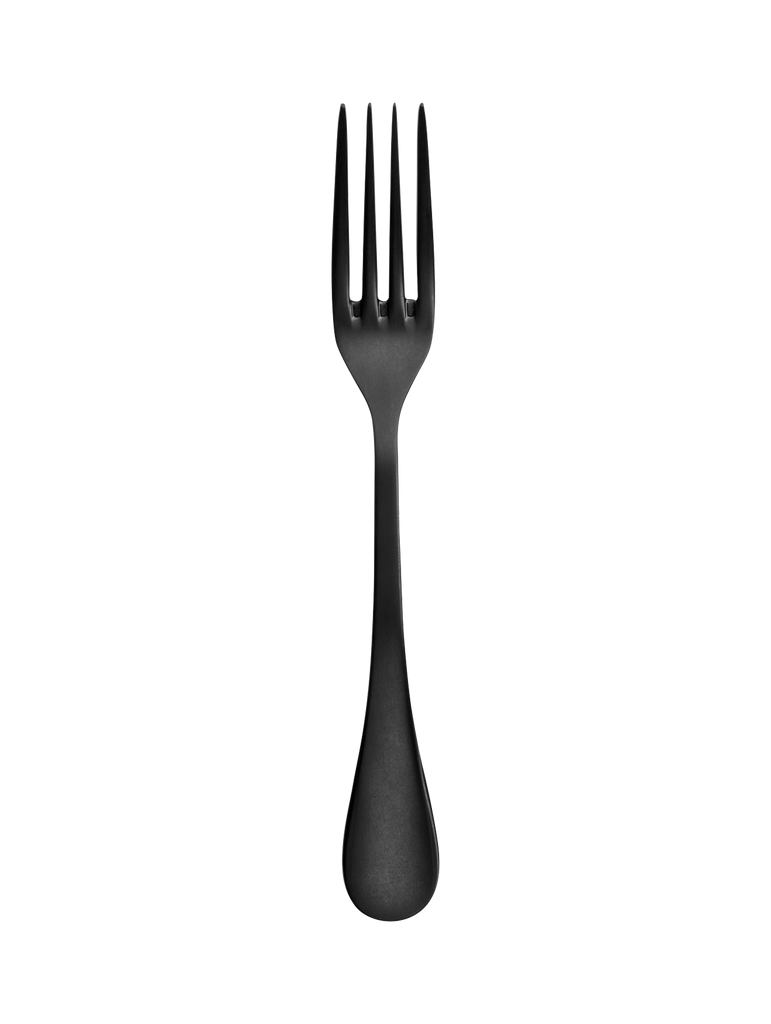 gabel, schwarz matt