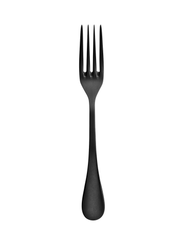gabel, schwarz matt