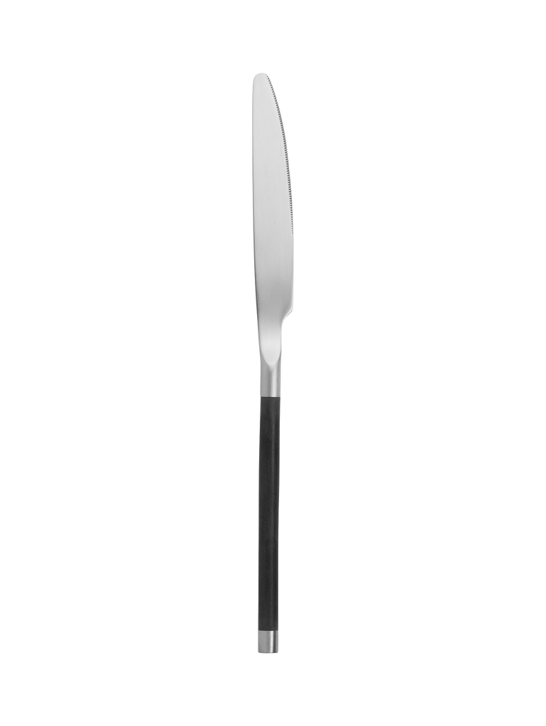 messer, schwarzer griff