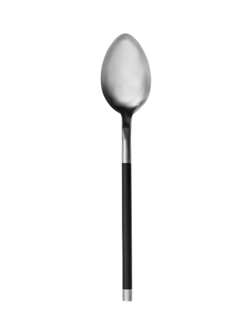 löffel, schwarzer griff