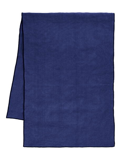 Table Runner, Deep Blue (Linen)