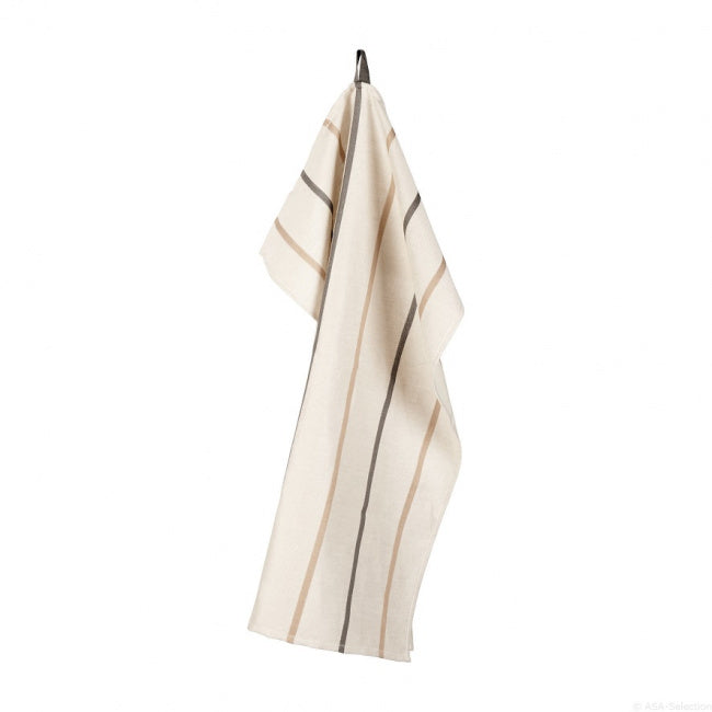 Kitchen towel, ecru lined