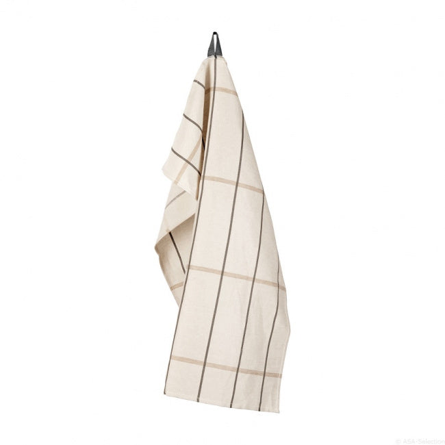 Kitchen towel, ecru lined