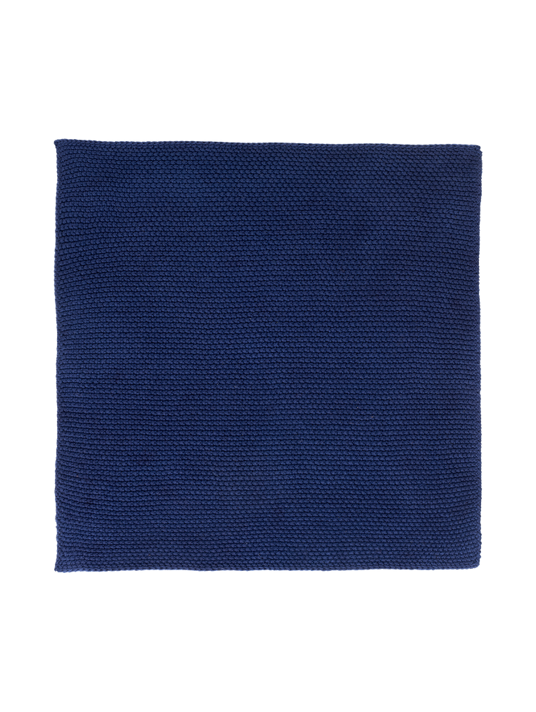 2er set baumwolltuch gestrickt,deep blue