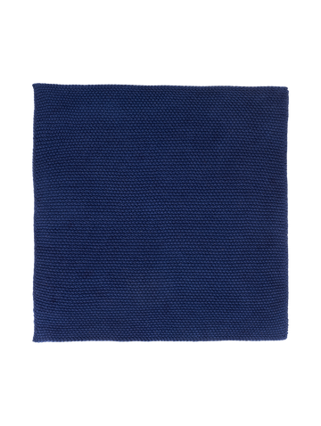 2er set baumwolltuch gestrickt,deep blue