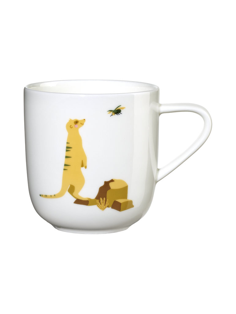 henkelbecher, erdmännchen elvis