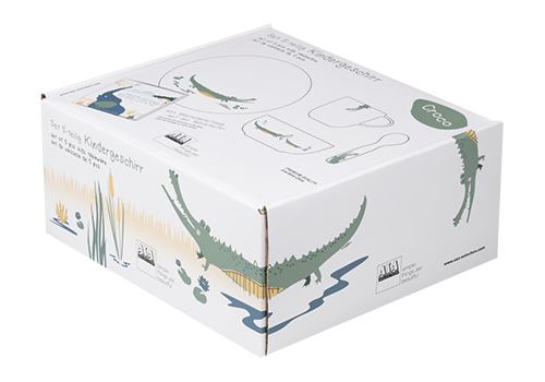 5-tlg. kinderset, croco krokodil