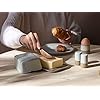 ASA Caja 28390101 Salt and Pepper Shakers Made of Stoneware Nude Terracotta 3 cm x 3 cm x 6.4 cm