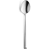 ASA Goa Espresso Spoon with Black Handle Stainless Steel 10 cm Silver