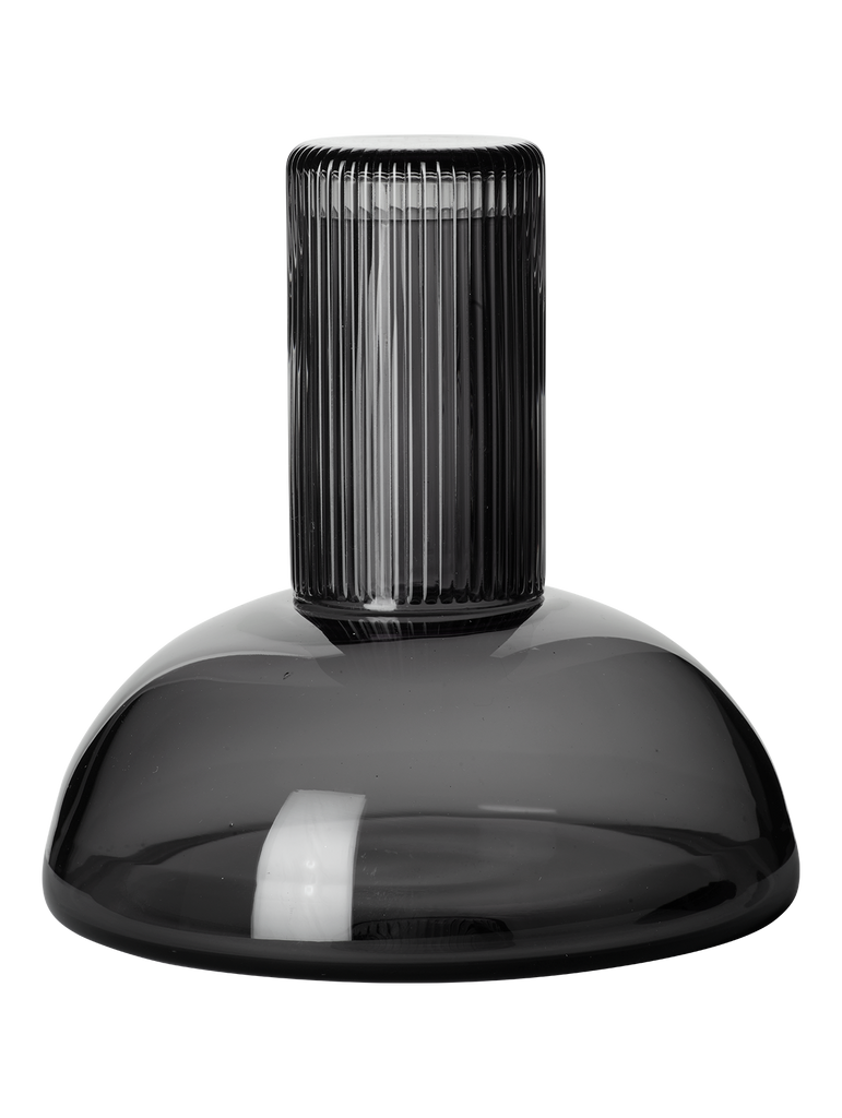 karaffe mit trinkglas, grey