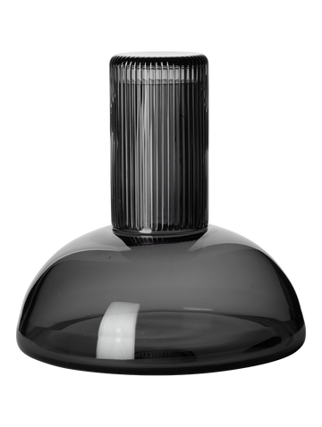 karaffe mit trinkglas, grey