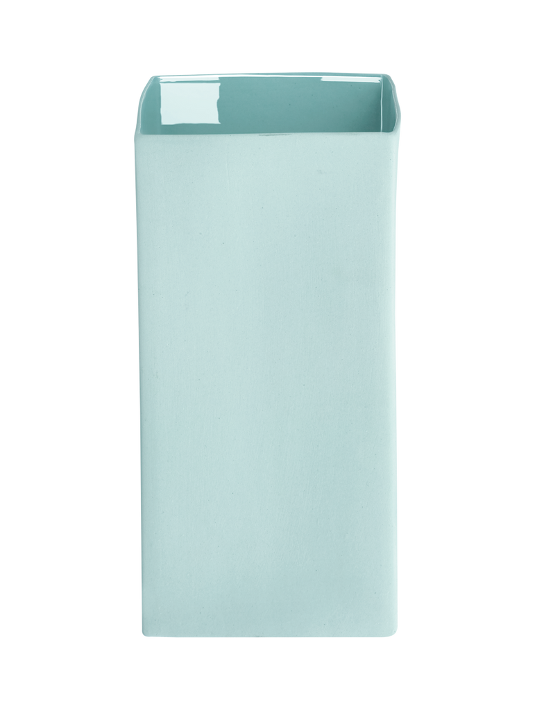 vase, aqua