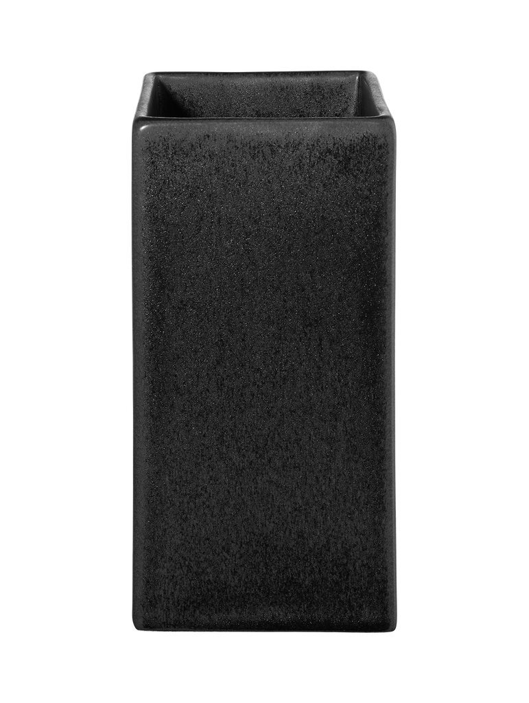 vase, black iron
