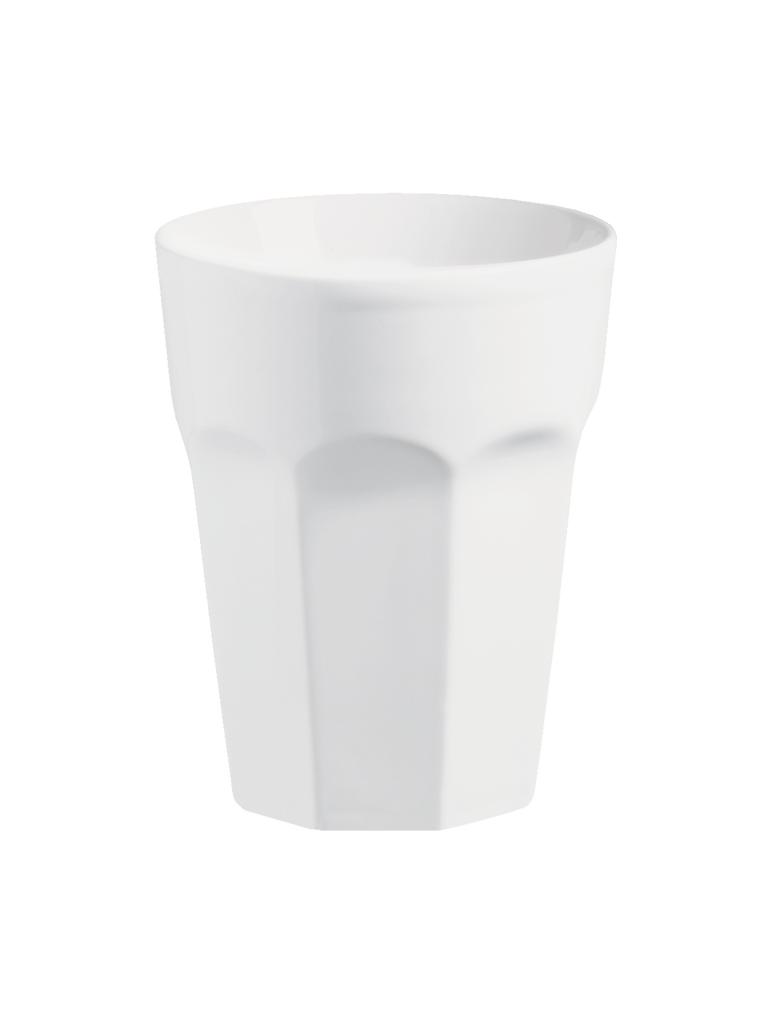 cappuccinobecher, weiß matt