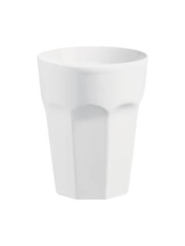 cappuccinobecher, weiß matt