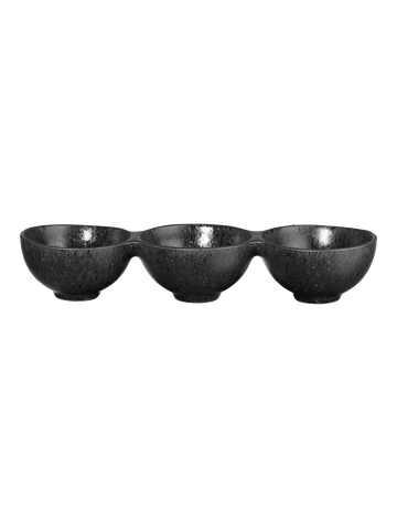 3er schale, black iron